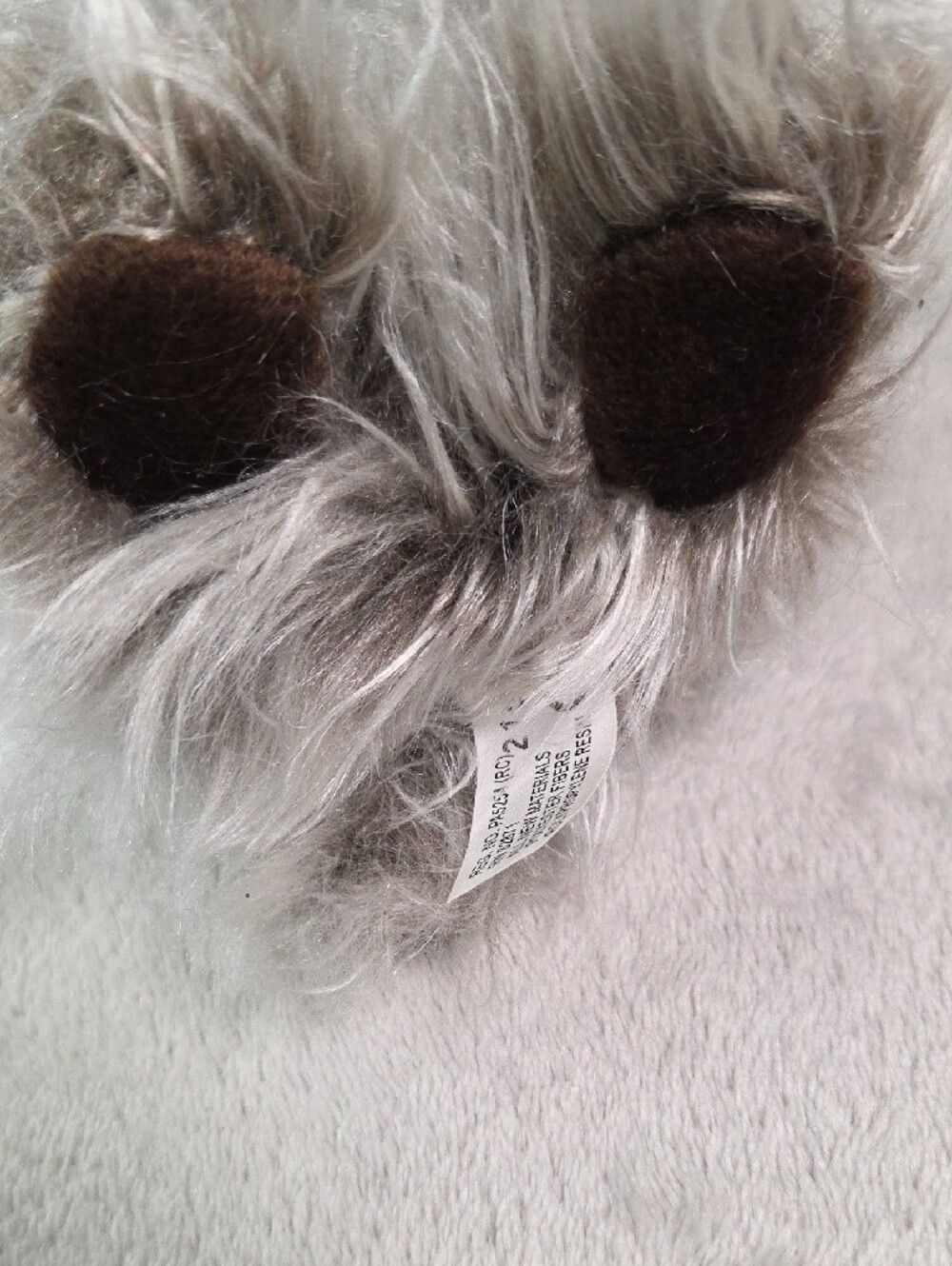 Vintage 1998 Warner Bros Studio Store Wizard of Oz Toto Plush Dog Shaggy 8" EUC - Picture 6 of 6